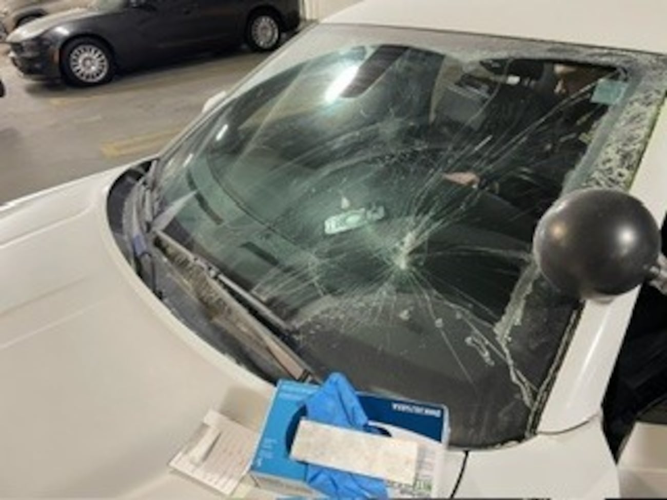 Car Camera Damage Caught on camera: Suspects damage police cruisers during illegal street ...