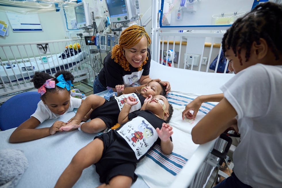 This undated photo provided by the Children’s Hospital of Philadelphia shows previously...