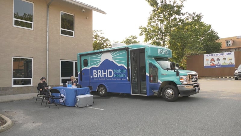BRHD's Mobile Health Unit at the JAUNT offices