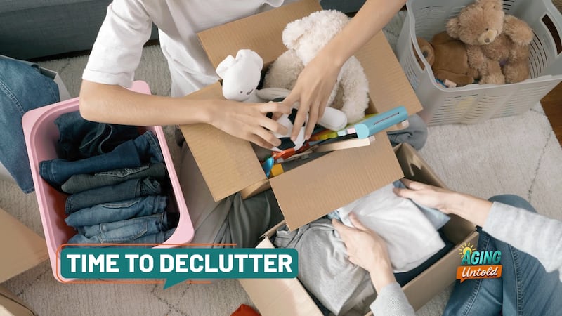 Decluttering your home and letting go can create more space and less stress.