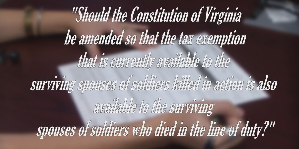 Virginia ballot measure proposes benefits extension to veterans