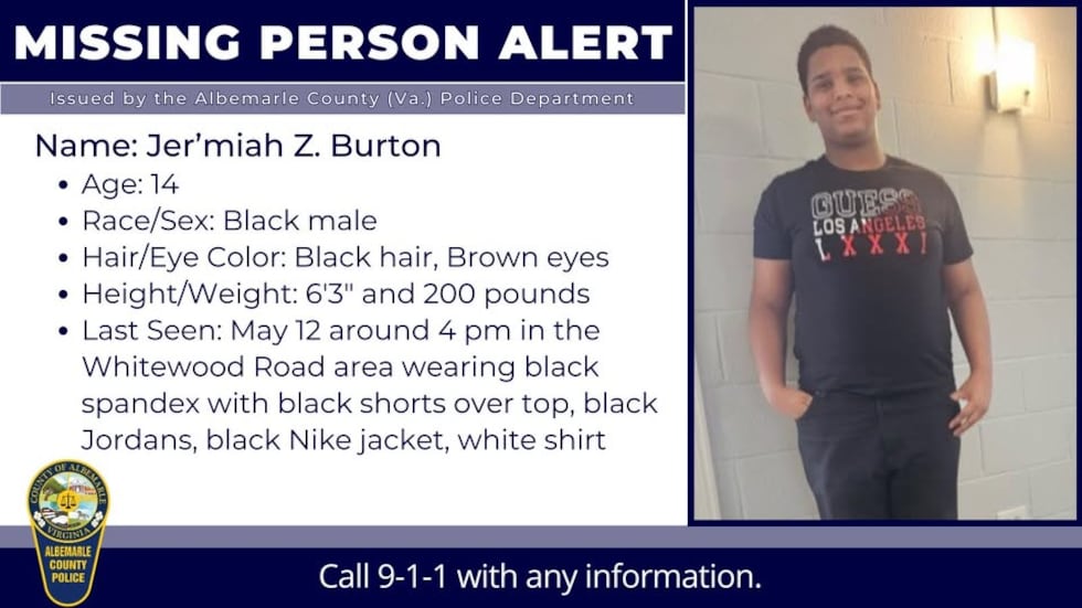 From Albemarle County Police Department