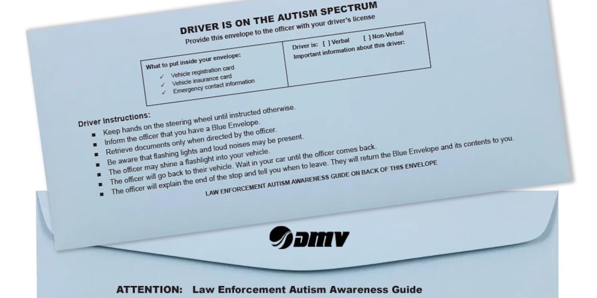 Virginia DMV launches effort to help drivers with autism during traffic stops