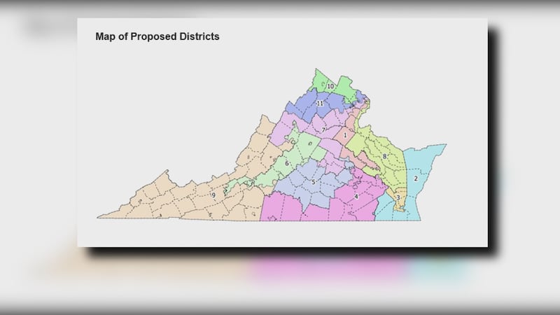 Virginia Democrats passed a proposed congressional map through the General Assembly on Friday,...