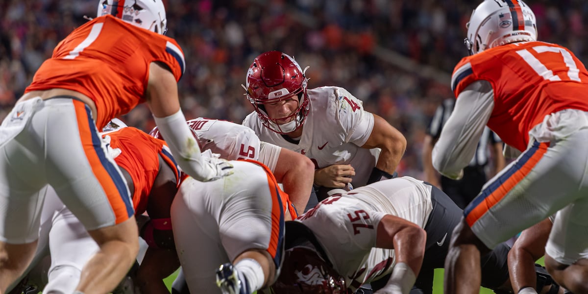 Virginia beats Washington State with tiebreaking safety in final minutes