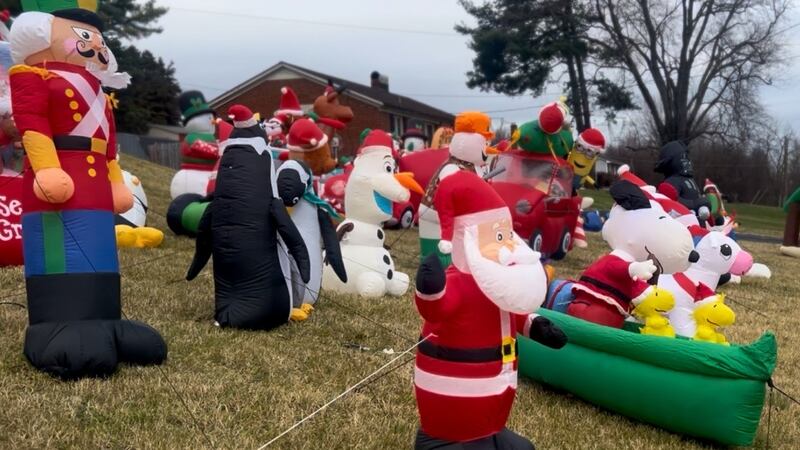 Nearly every holiday season, one yard in Mount Sidney, VA is filled with hundreds of...