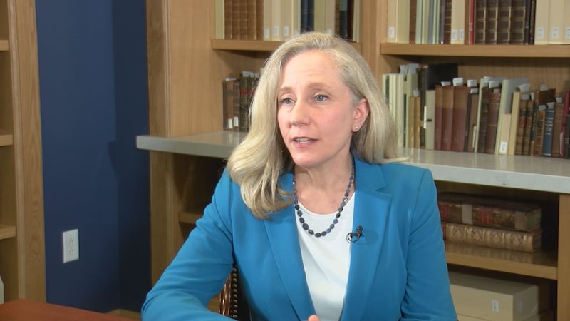 Abigail Spanberger campaigned at Forest Hill Park in Richmond over the weekend to rally voters...