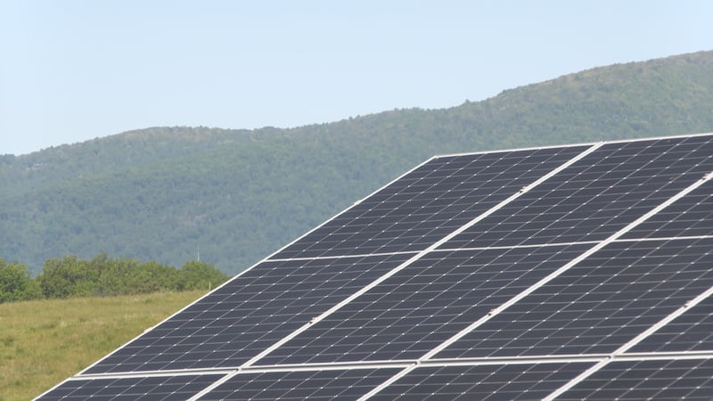 Dominion Energy Solar Panel in Albemarle County