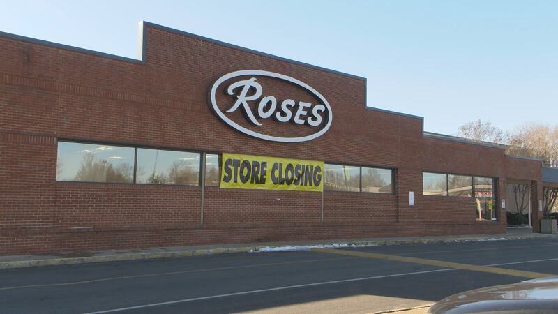 Roses Discount Store at the Pantops Shopping Center will be closing the first week of March.
