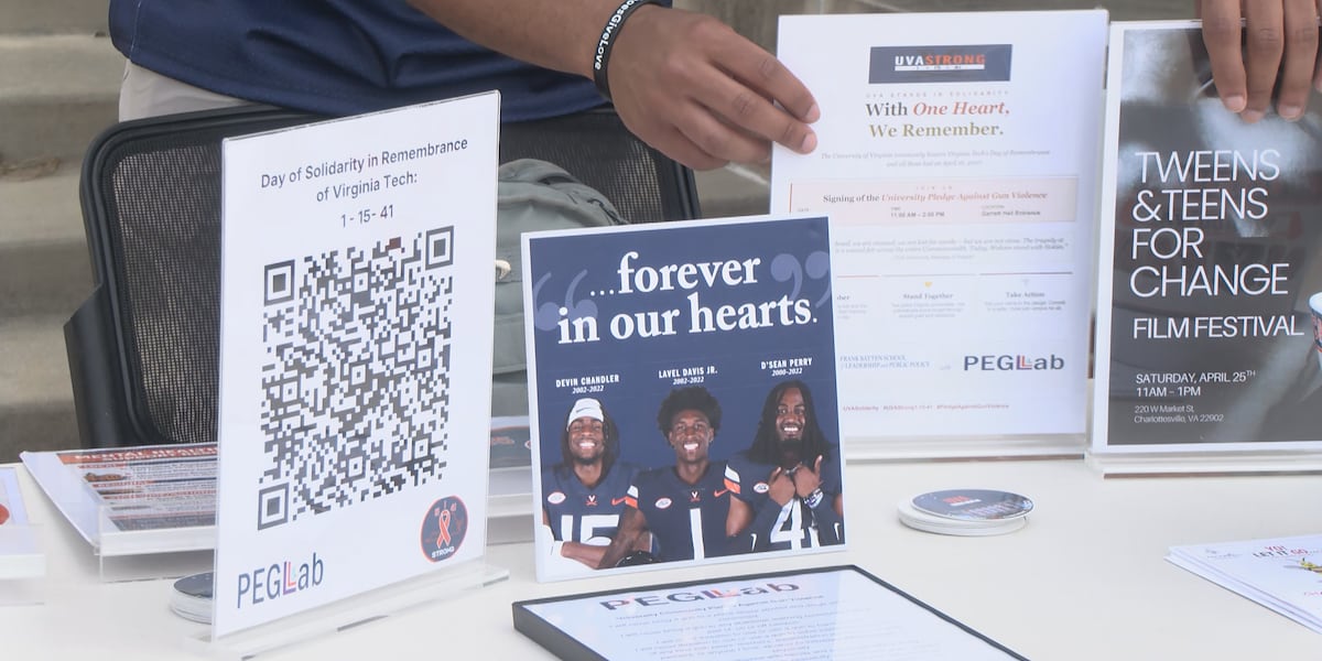 Va Tech Pledge On anniversary of Virginia Tech shooting, UVA community members sign ...