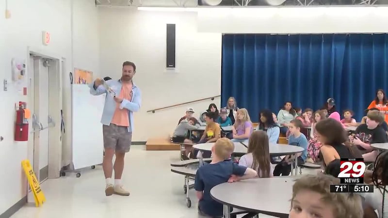 It’s not every day that you get to participate in story time with a two-time Super Bowl champion.