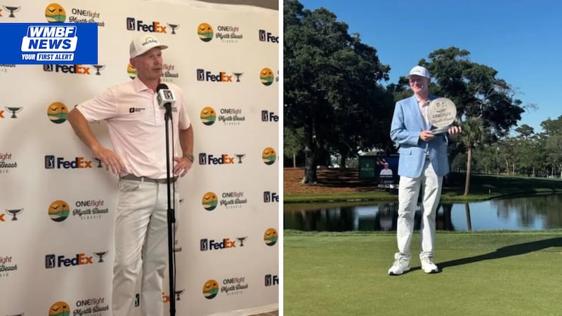 Brandt Snedeker takes home the ONEflight Myrtle Beach Classic trophy.