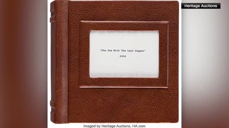 Heritage Auctions will auction off belongings of late "Friends" star Matthew Perry. (Source:...