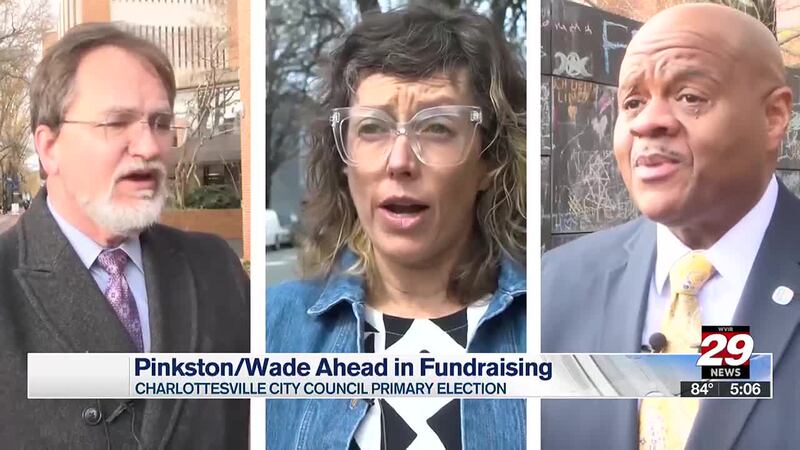 Running together, Mayor Juandiego Wade and Vice-Mayor Brian Pinkston have raised more than Jen...