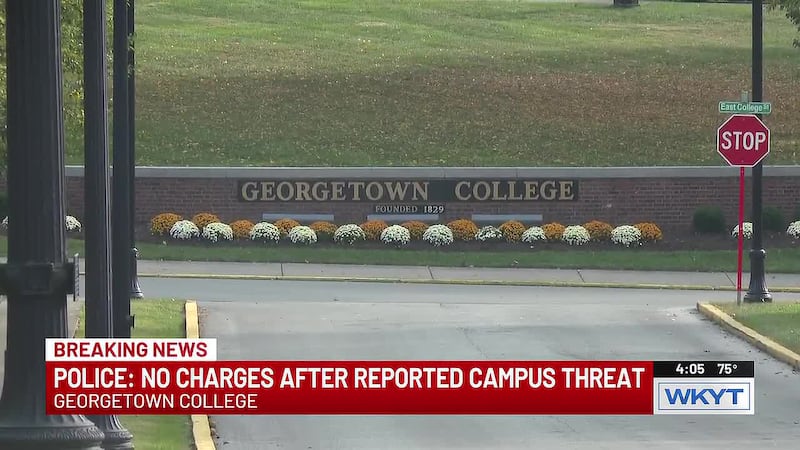 No charges will be filed in threat at Georgetown college, police say