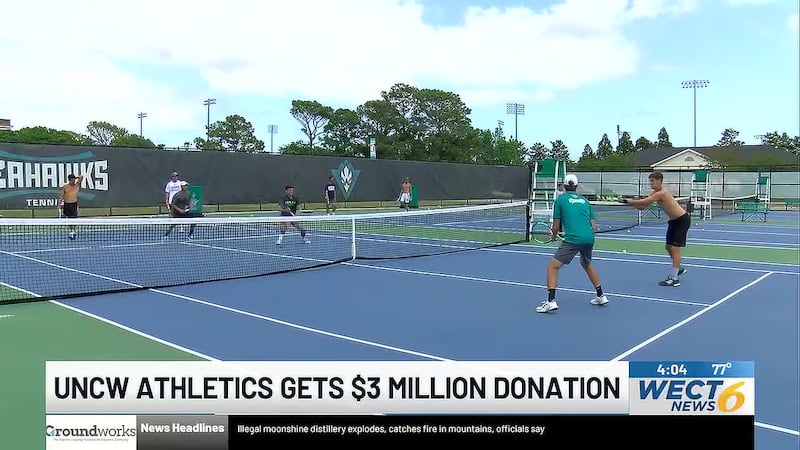 UNC Wilmington athletics has received a $3 million donation from Michael McCarley and Nancy...